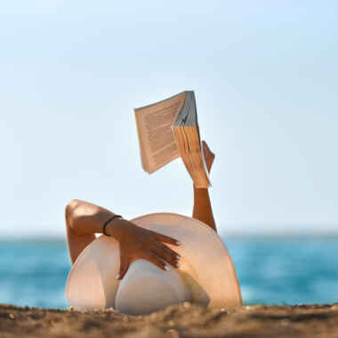 Summer reading beach